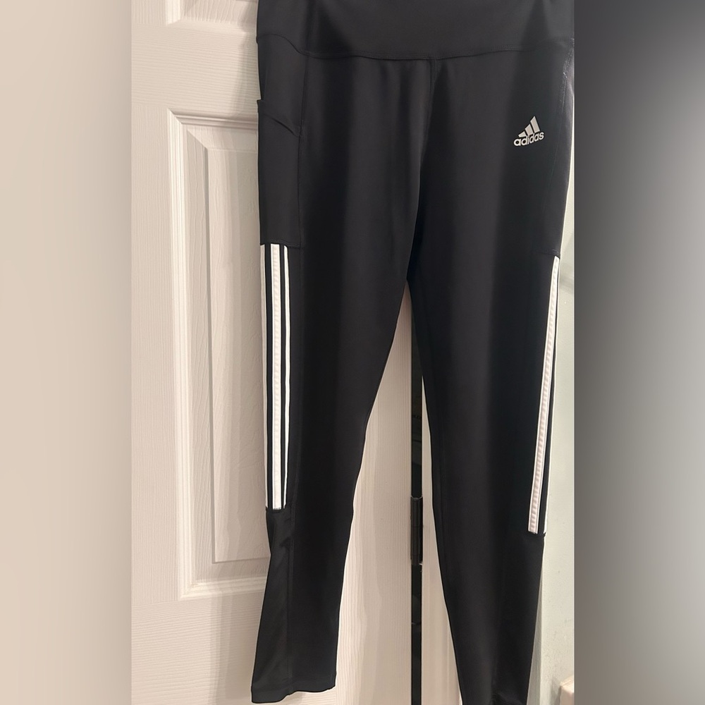 Adidas Women's Primegreen Aeroready Black Active Leggings Size Large